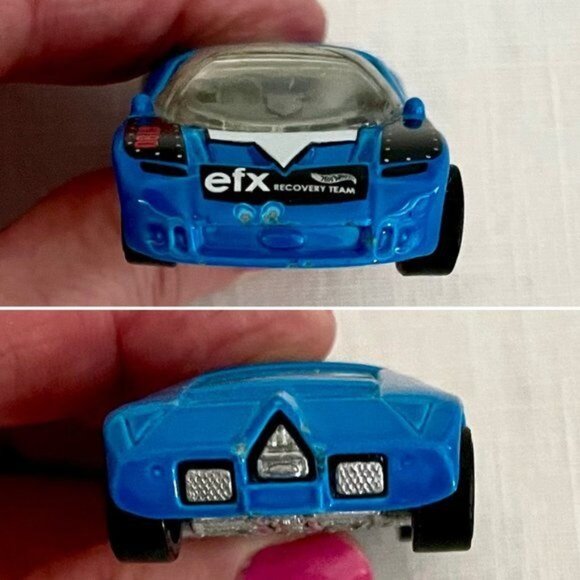 Hot Wheels 1997 Mattel Ford GT90 Blue Efx Recovery Team Die Cast Car Collectible - Picture 4 of 6
